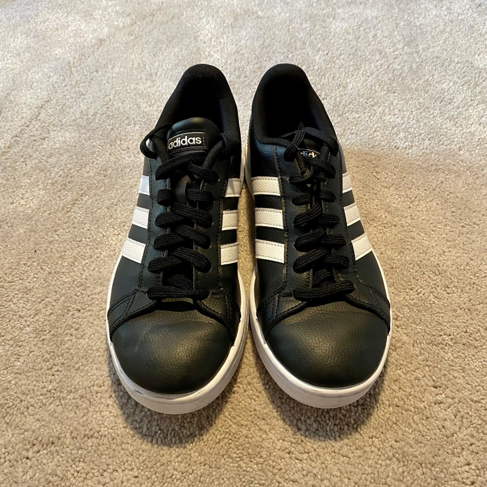 Black Adidas Grand Court Sneakers